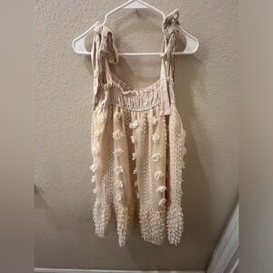 Women’s Entro Ivory Pom Pom Dress